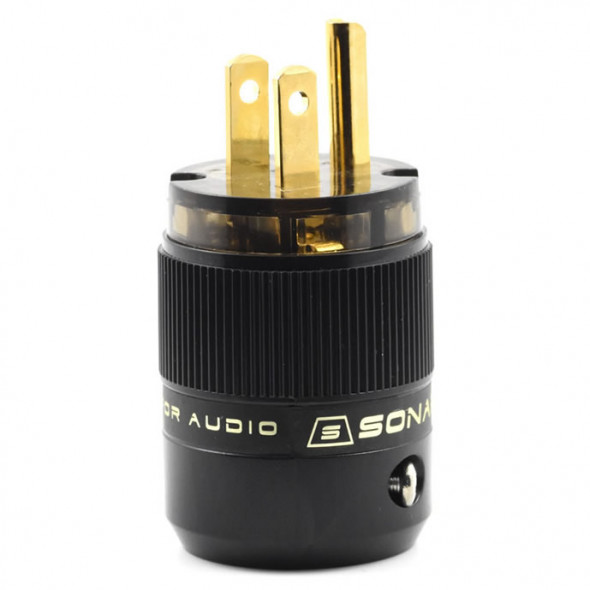 SonarQuest SE-GP(D) Gold Plated Series HiFi Audio Grade AC Power Plug Connector