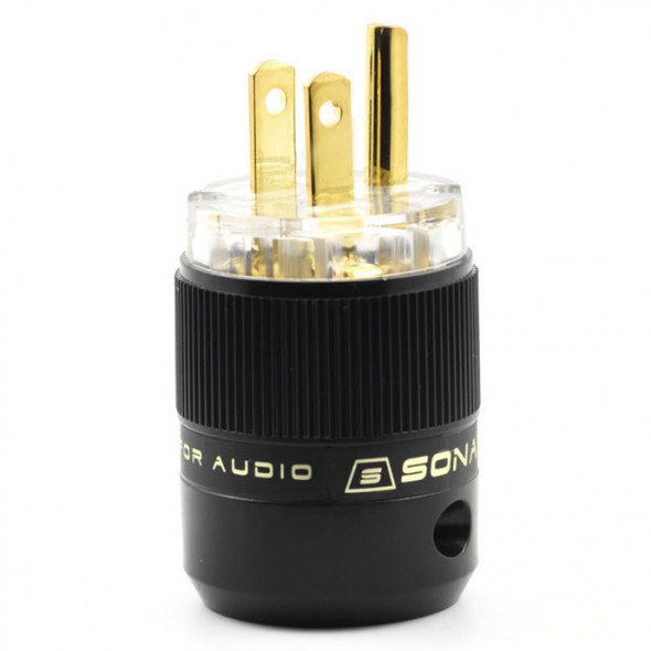 SonarQuest SE-GP(T) Gold Plated Series HiFi Audio Grade AC Power Plug Connector