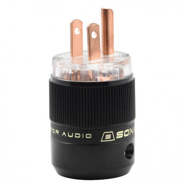 SonarQuest SE-RP(T) Red Copper Series HiFi Audio Grade AC Power Plug Connector