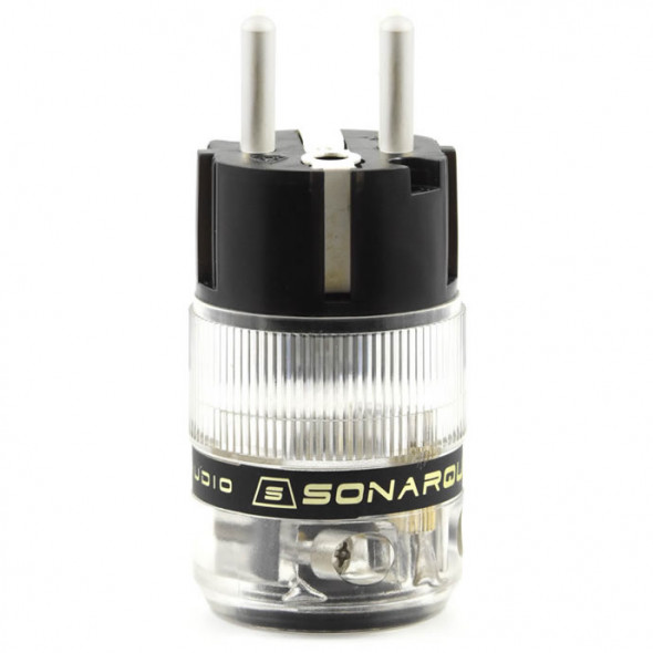 SonarQuest ST-AgE(D) CRYO AG Silver Plated Series Audio Grade EU Schuko Power Plug Connector