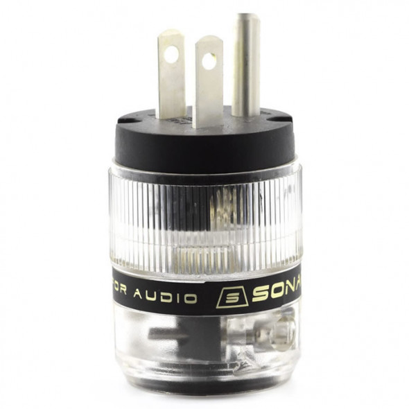 SonarQuest ST-AgP(B) CRYO AG Silver Plated Series Audio Grade AC Power Plug Connector