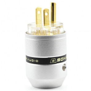 SonarQuest P25-G(T) Aluminum Alloy Gold Plated Audio Grade AC Power Plug Connector