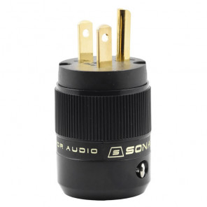 SonarQuest SE-GP(B) Gold Plated Series HiFi Audio Grade AC Power Plug Connector