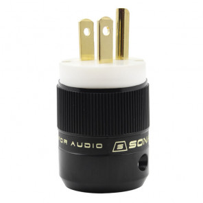 SonarQuest SE-GP(W) Gold Plated Series HiFi Audio Grade AC Power Plug Connector