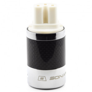 SonarQuest SQ-C39(Ag)W Carbon Fiber Edition CRYO AG Silver Plated Series Hi-End IEC AC Power Plug Connector