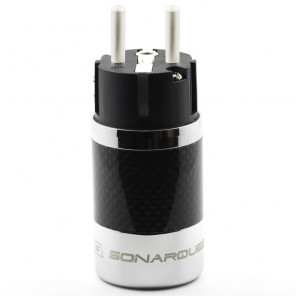 SonarQuest SQ-E39(Ag)D Carbon Fiber Edition CRYO AG Silver Plated Series Hi-End EU Schuko Power Plug Connector