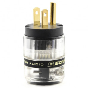 SonarQuest ST-GP(B) Gold Plated Series HiFi Audio Grade AC Power Plug Connector