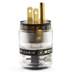 SonarQuest ST-GP(D) Gold Plated Series HiFi Audio Grade AC Power Plug Connector