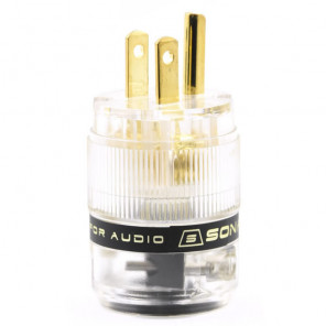 SonarQuest ST-GP(T) Gold Plated Series HiFi Audio Grade AC Power Plug Connector