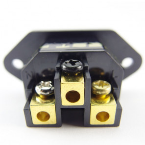 SonarQuest SQ-I03(G) Gold Plated Pure Transmission IEC Input Connectors