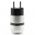 SonarQuest E25-R(D) Aluminum Alloy Rhodium Plated Series Audio Grade EU Schuko Power Plug Connector
