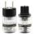 SonarQuest ST-AgE(B) & ST-AgC(B) CRYO AG Silver Plated Series Audio Grade EU Schuko Power Plug Connector
