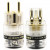 SonarQuest ST-GE(T) & ST-GC(T) Gold Plated Series Audio Grade EU Schuko Power Plug Connector