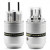 40 Pairs SonarQuest E25-R(T) & C25-R(T) Aluminum Alloy Rhodium Plated Series Audio Grade EU Schuko Power Plug Connector